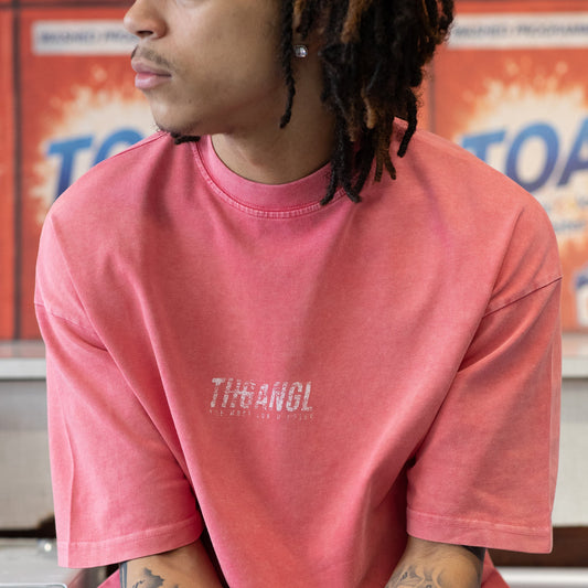 Washed Basic T-Shirt - Pink