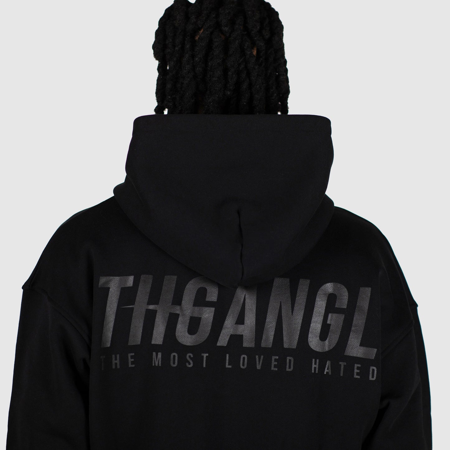 THGANGL Premium Weight Zip Up Hoody - Black/Stealth