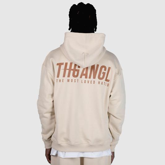 THGANGL Premium Weight Zip Up Hoody - Oatmeal