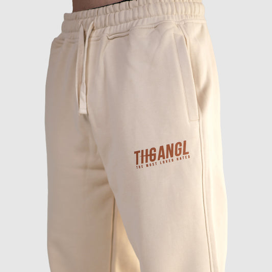 THGANGL Premium Weight Relaxed Fit Sweatpants - Oatmeal