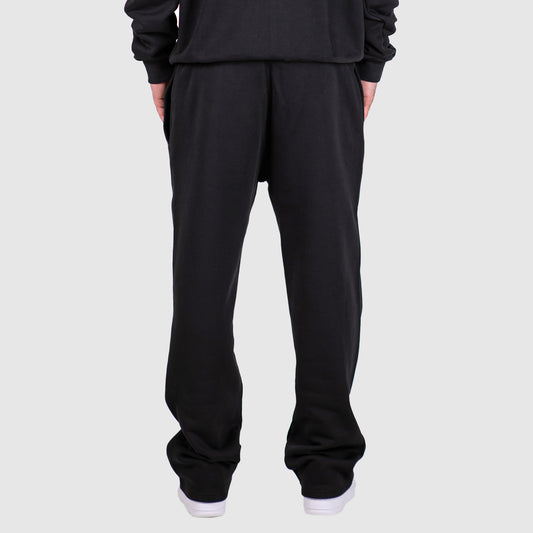 Thugorangel Relaxed Fit Sweatpants - Black/Pink