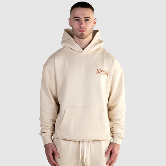 THGANGL Premium Weight Pullover Relaxed Fit Hoody - Oatmeal