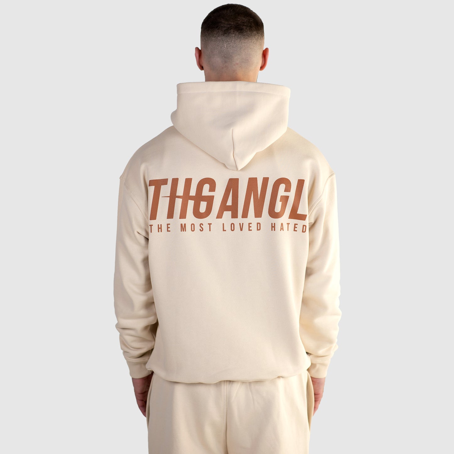THGANGL Premium Weight Pullover Relaxed Fit Hoody - Oatmeal