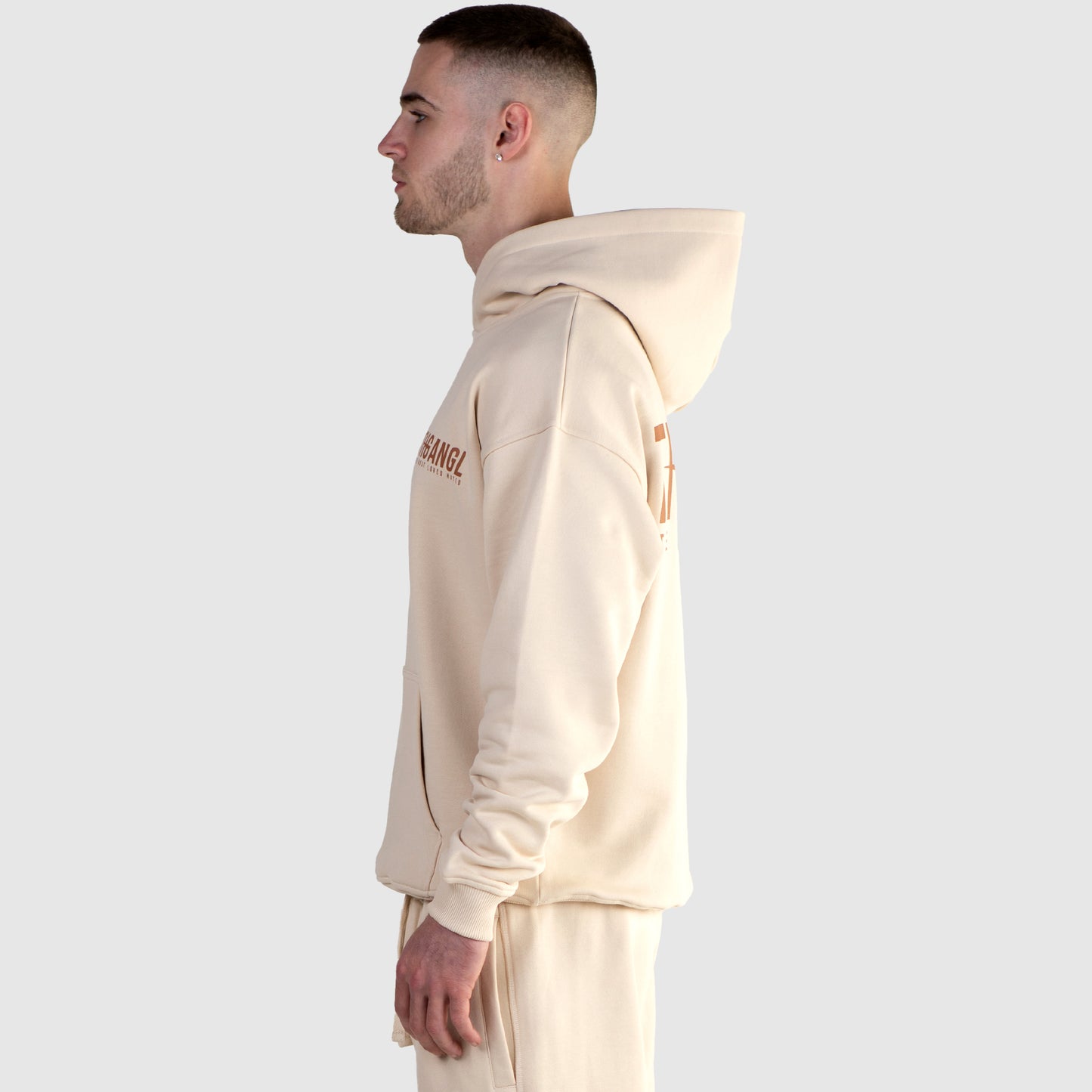 THGANGL Premium Weight Pullover Relaxed Fit Hoody - Oatmeal