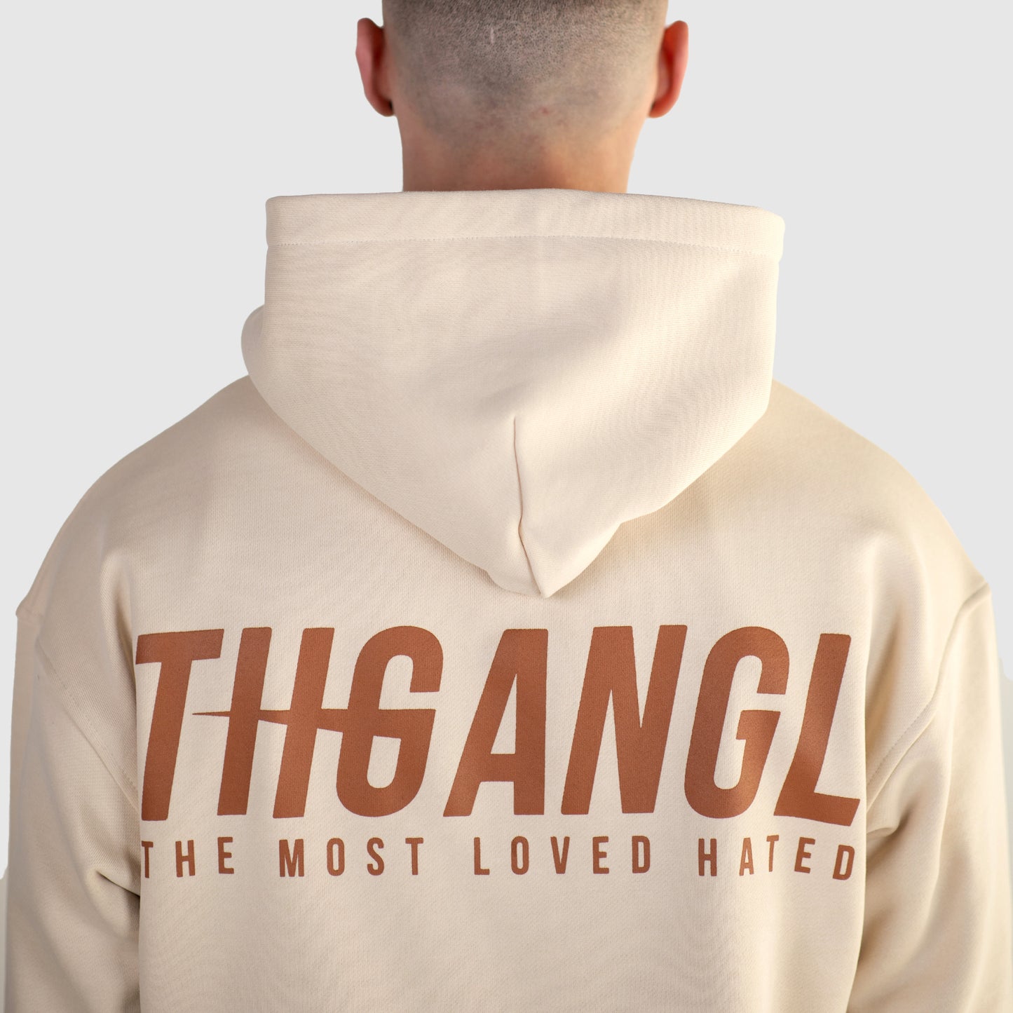 THGANGL Premium Weight Pullover Relaxed Fit Hoody - Oatmeal