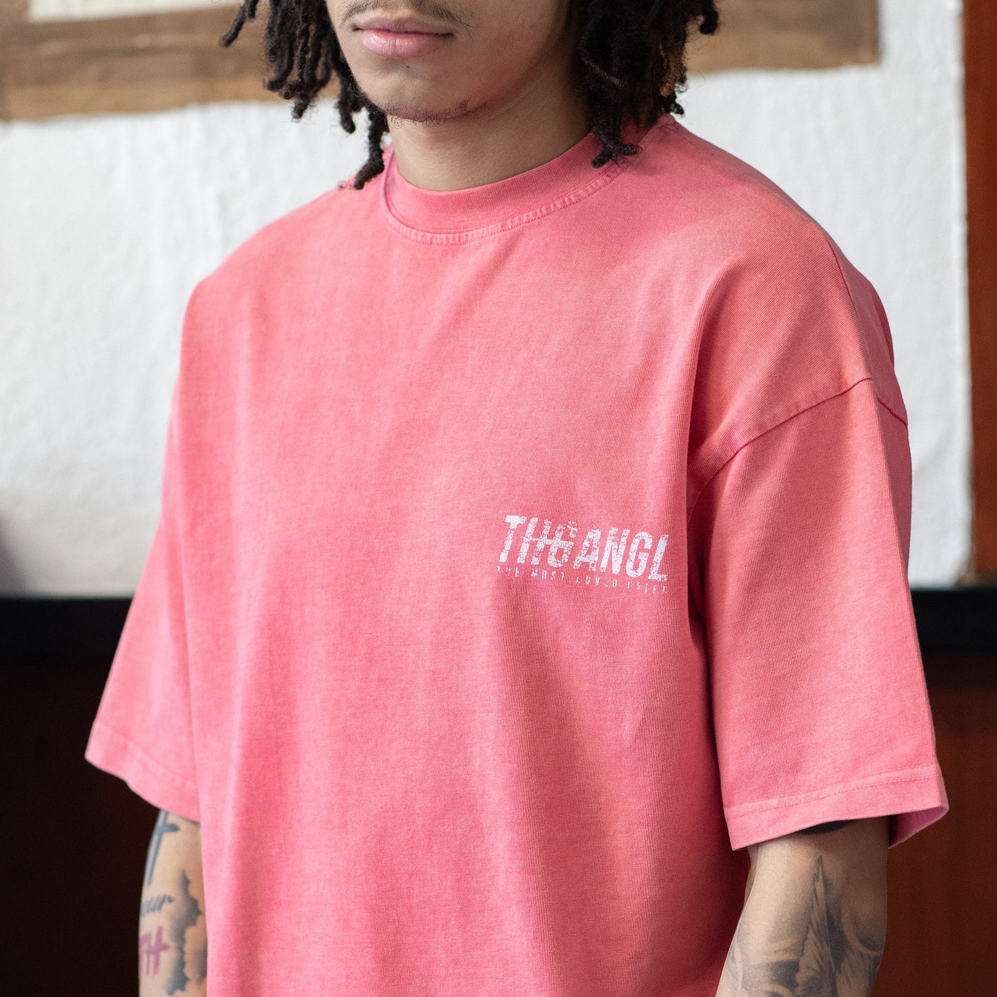 Washed Uniform T-Shirt - Pink