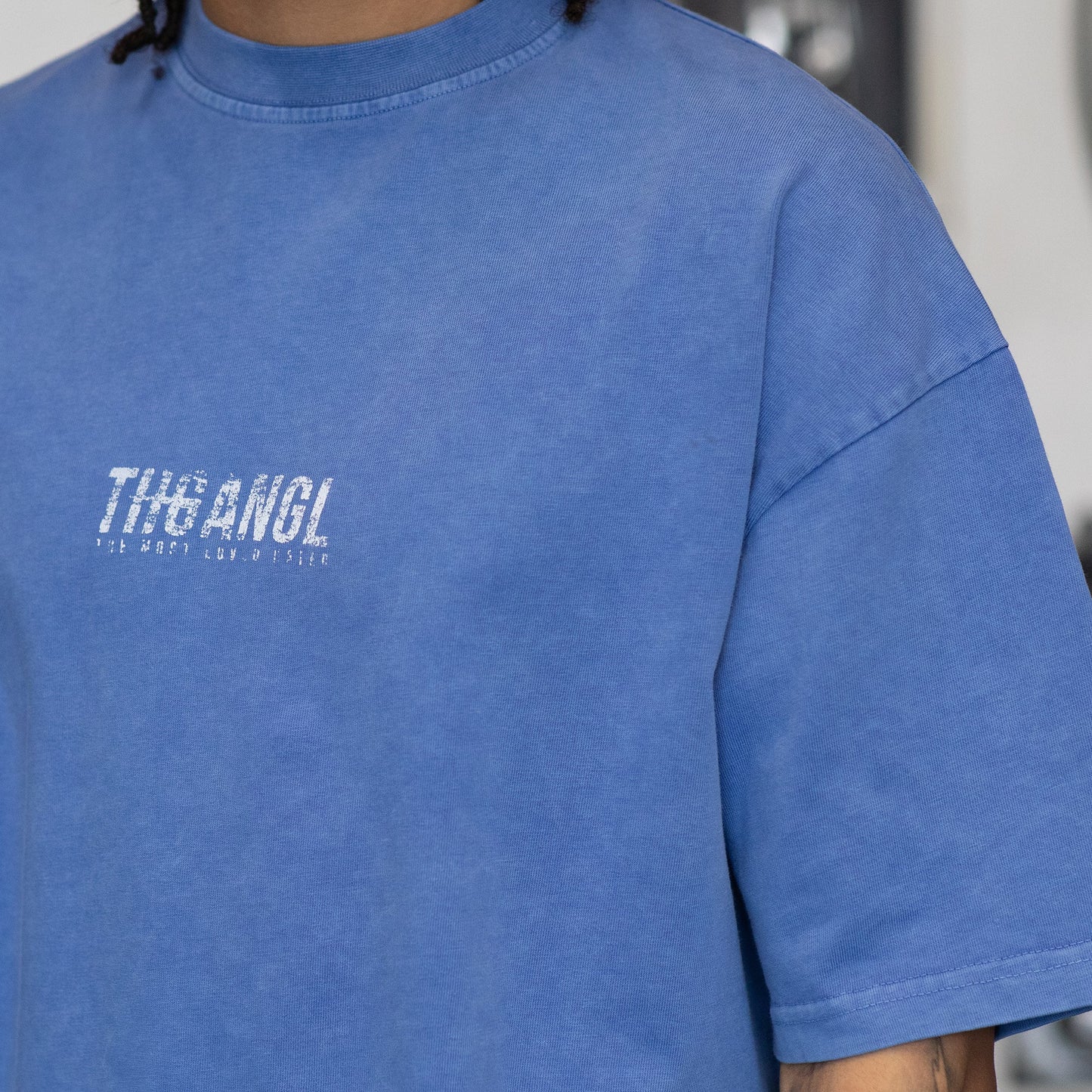 Washed Basic T-Shirt - Blue