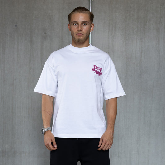Cooper T-Shirt - White/Sparkling Grape