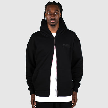 Flow Zip Up Hoodie - Black/Stealth