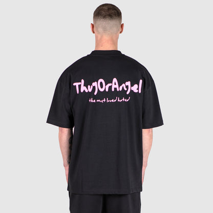 Holiday T-Shirt - Black/Pink