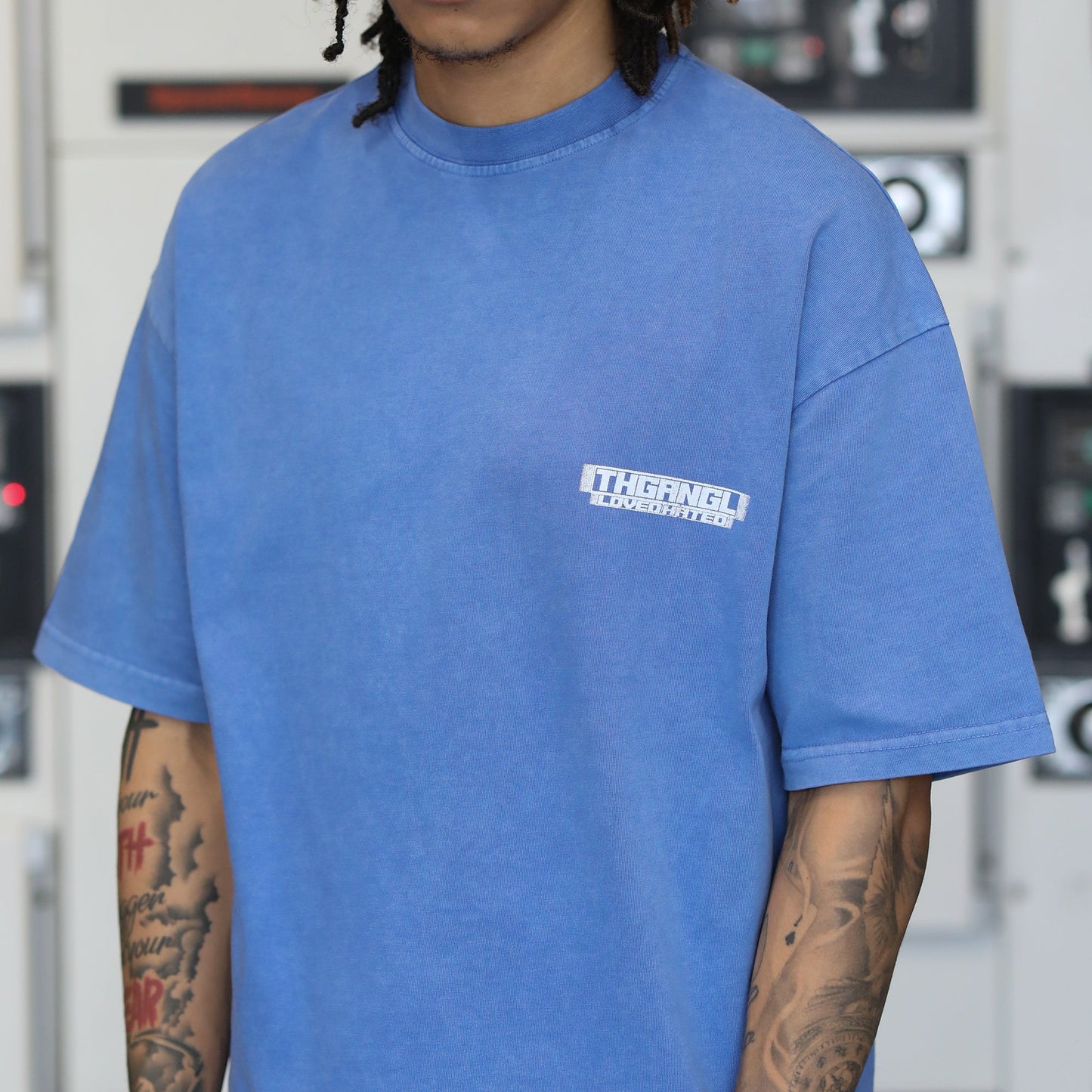Washed Team T-Shirt - Blue