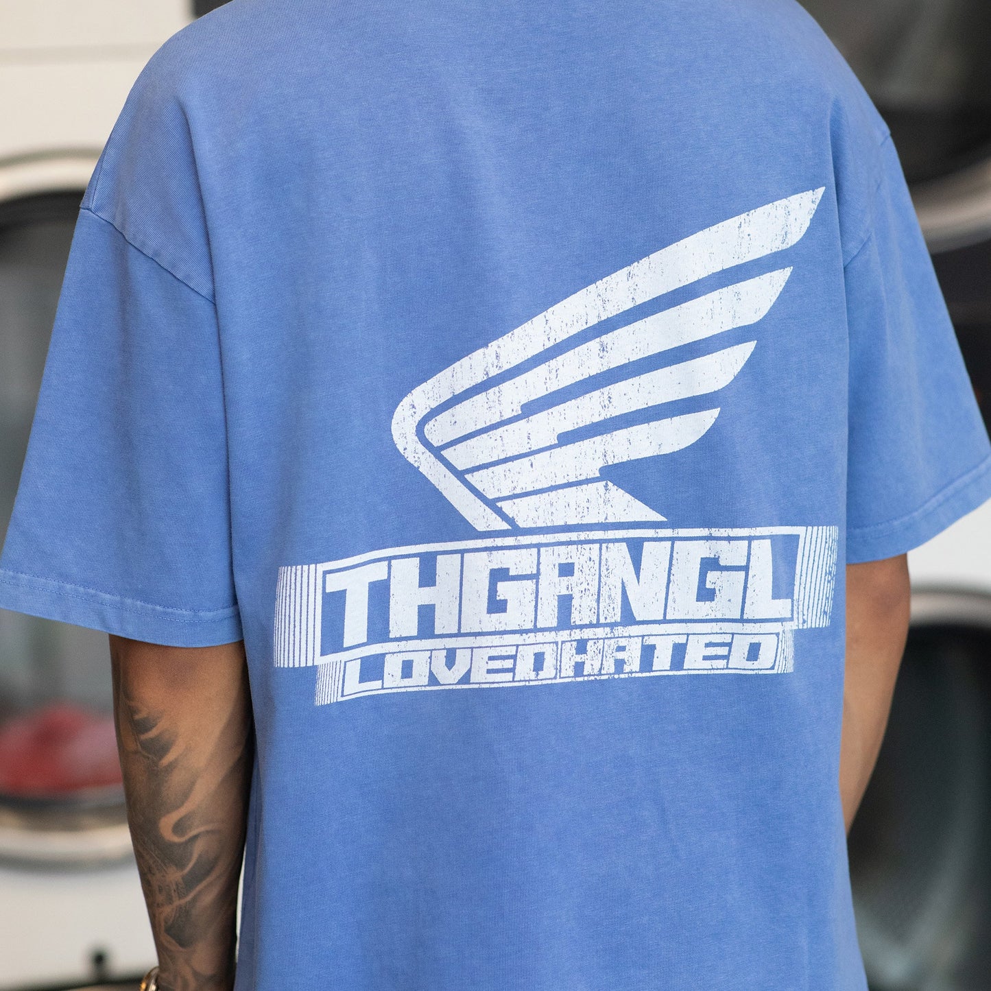 Washed Team T-Shirt - Blue