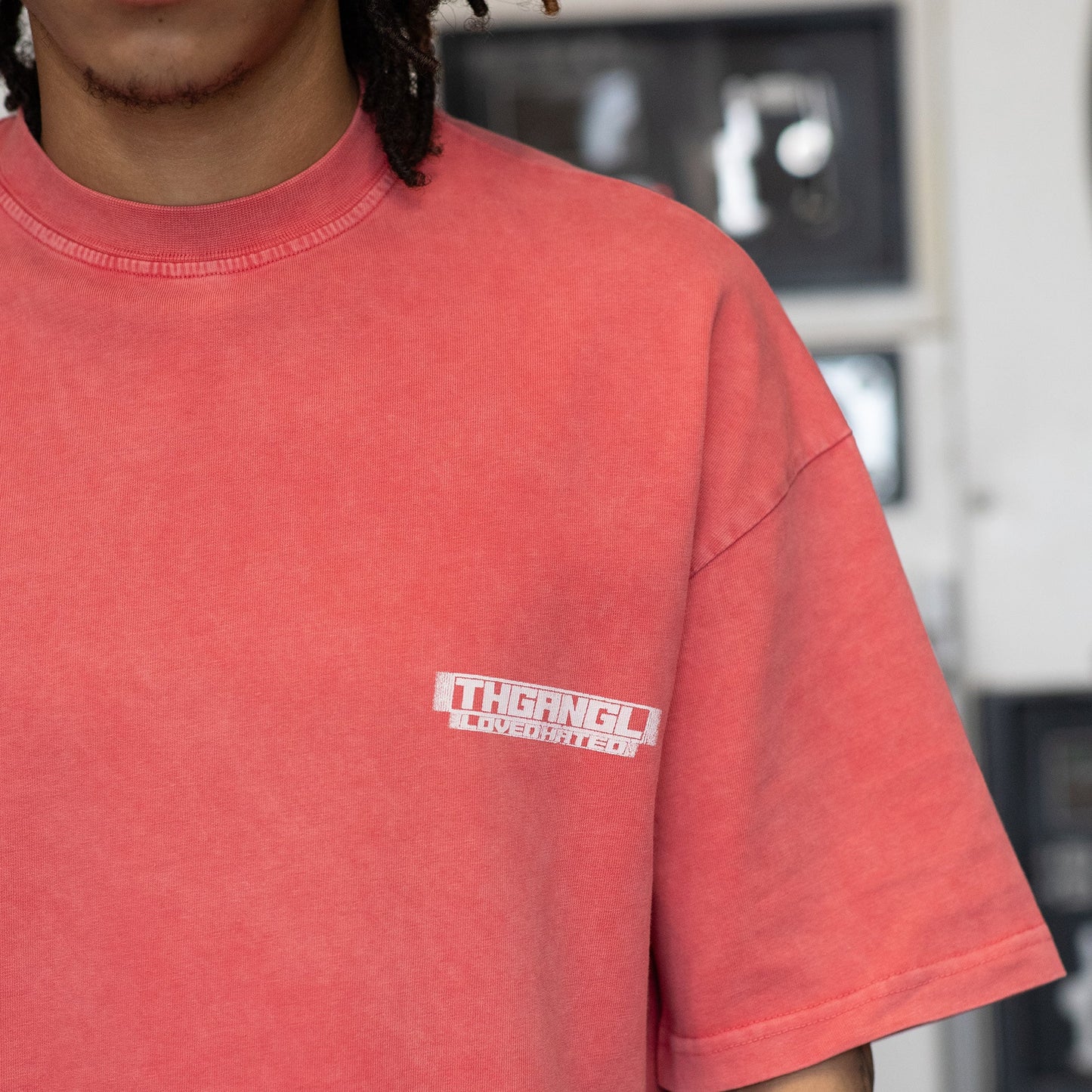 Washed Team T-Shirt - Pink