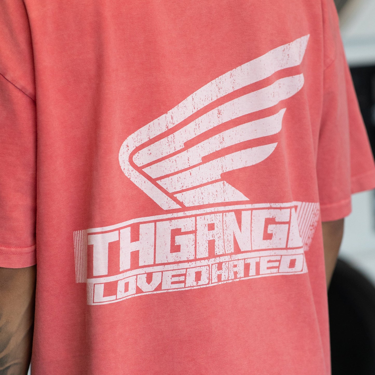 Washed Team T-Shirt - Pink