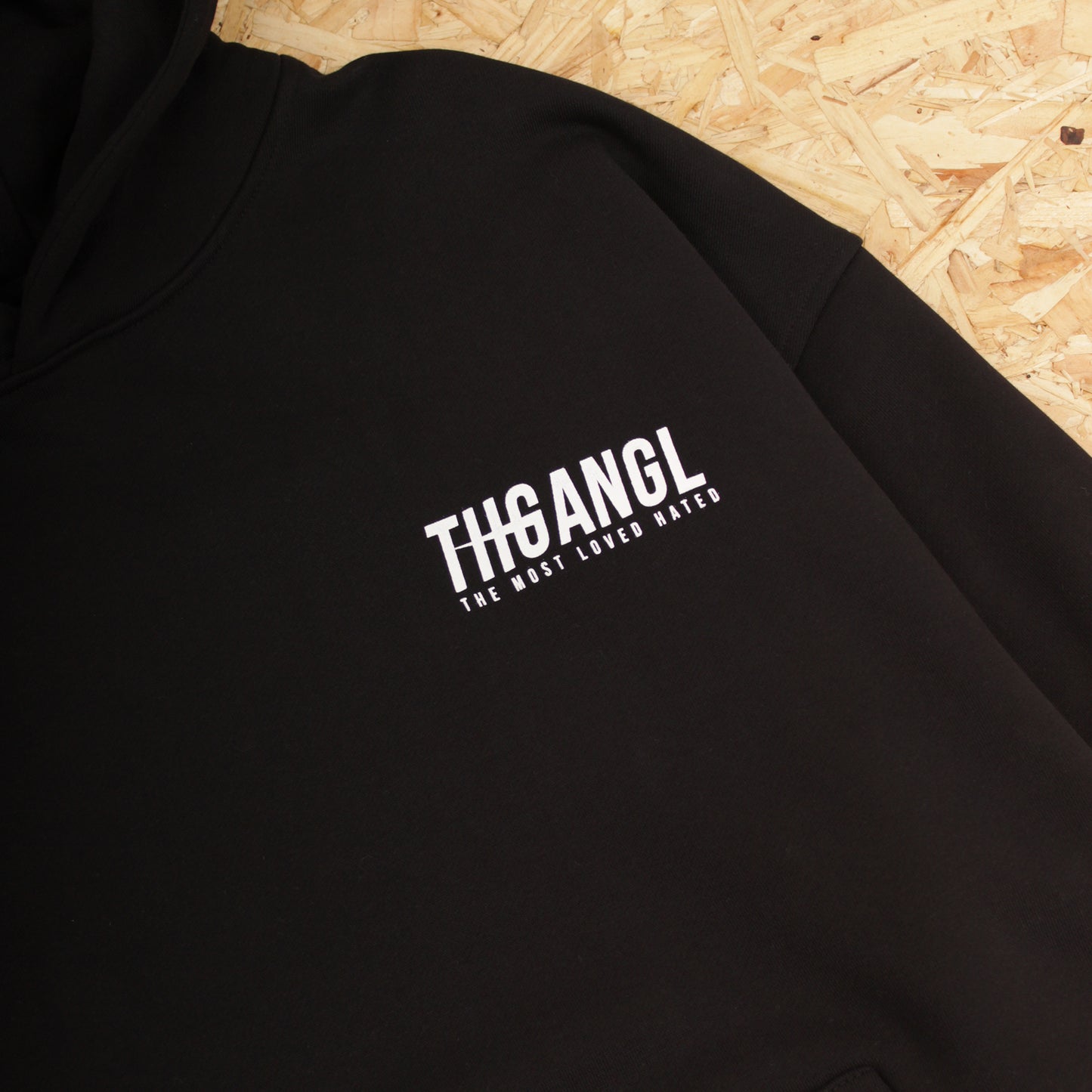 Uniform Pullover Hoodie - Black/White