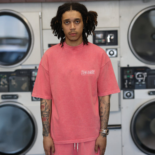 Washed Uniform T-Shirt - Pink