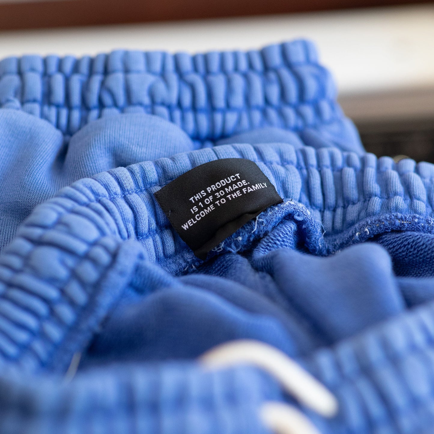 Washed Uniform Shorts - Blue